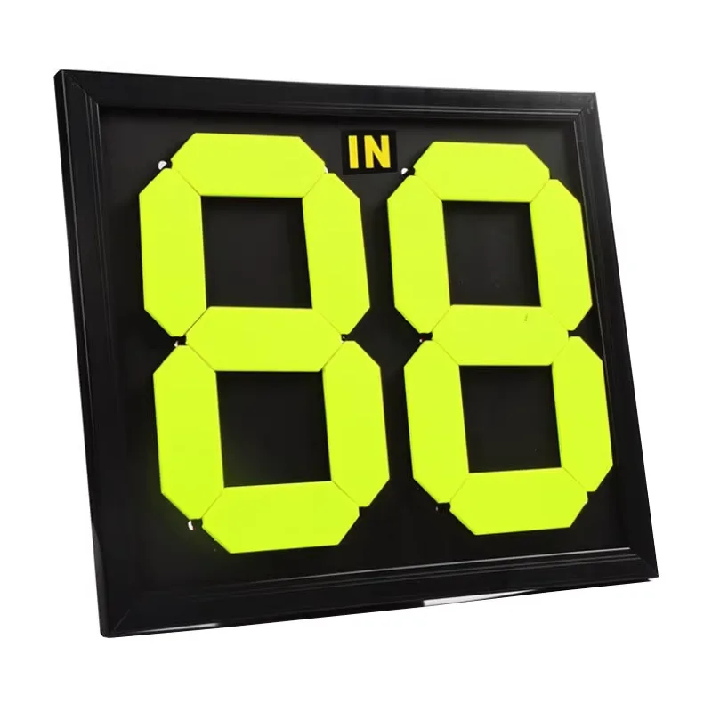 2-Digit na Football Substitution Plate
