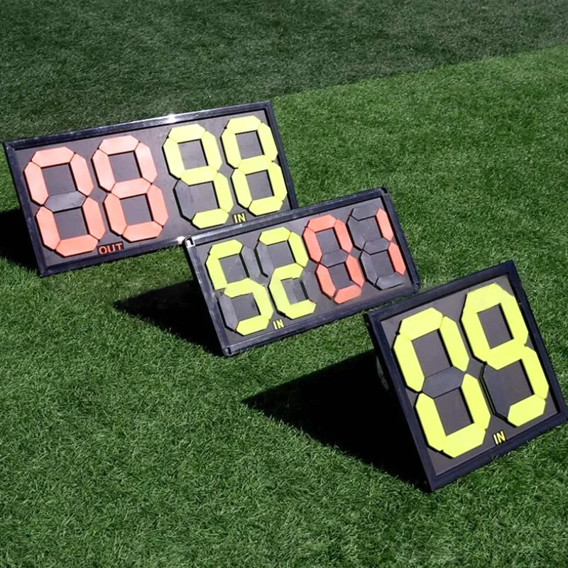 4-Digit Football Substitution Plate