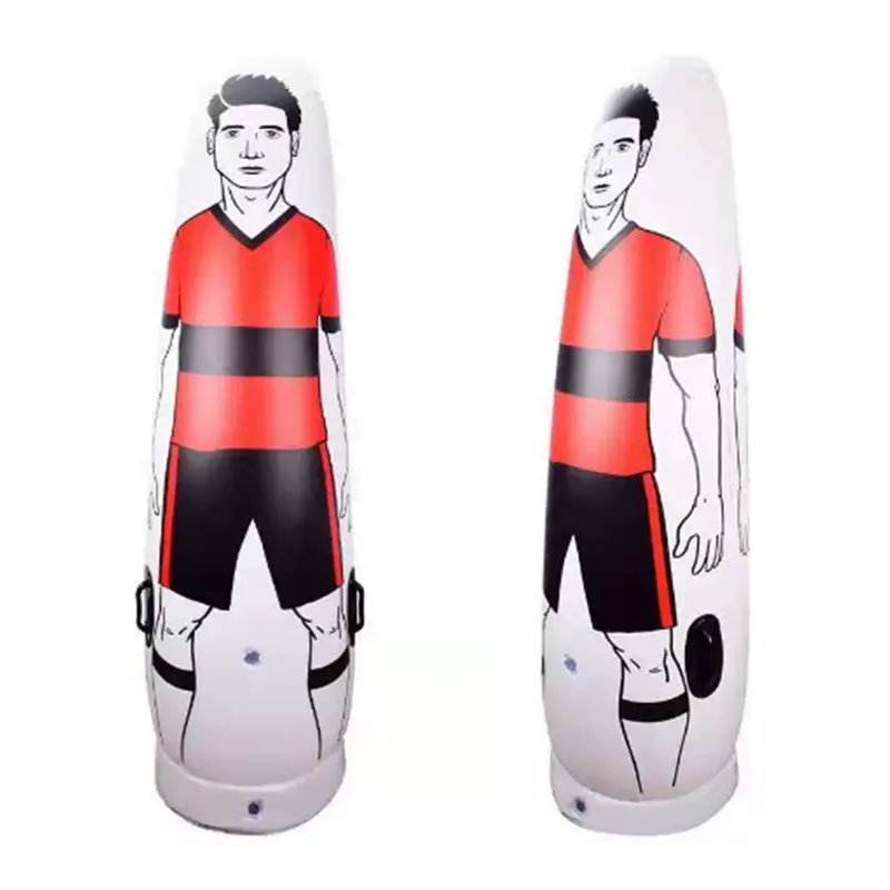 Inflatable Soccer Mannequin Dummy na may Kasamang Pump